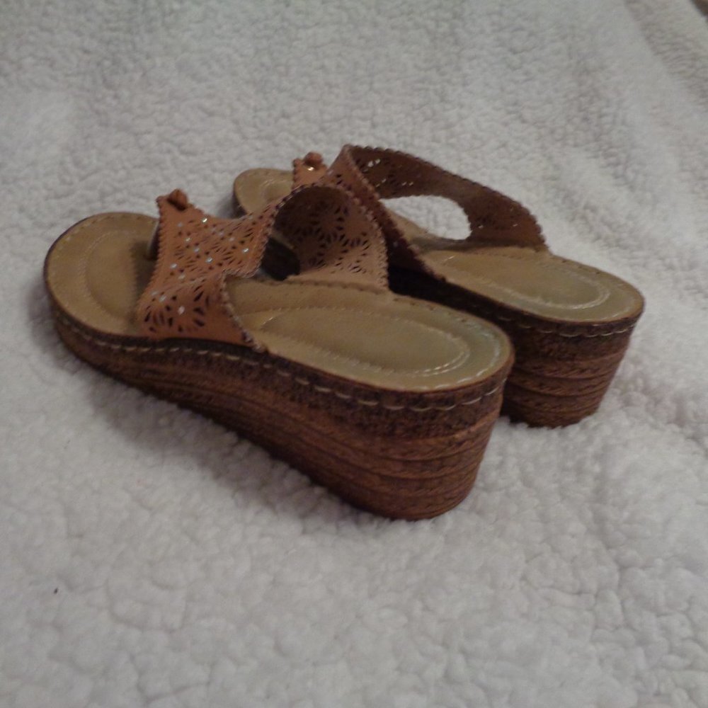 GC Good Choice Women's Wedge Sandals Size 8 - Picture 4 of 11